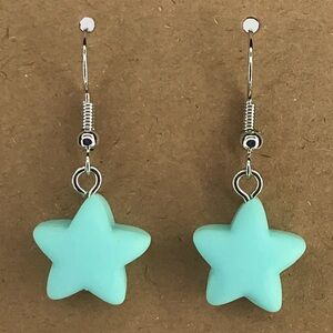 Cute Resin Star Dangle Earrings